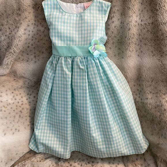 Emma Kate Plaid Party Dress Petticoat 3T Toddler - Picture 2 of 5